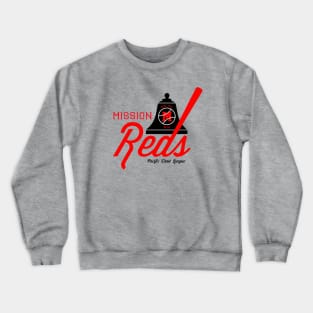 Retro Mission Reds Baseball Crewneck Sweatshirt